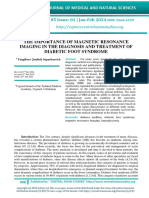 The Importance of Magnetic Resonance Imaging in The Diagnosis and Treatment of Diabetic Foot Syndrome