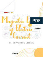 Magnetic Effects of Electric Current