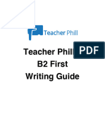 Teacher Phill B2 First Writing Guide