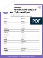 Ispeakspokespoken Fiche Vocabulaire Anglais Informatique