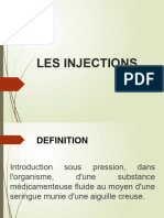 1 LES INJECTIONS Modifié