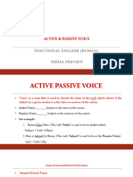 Active Passive Voice