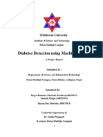 Project Report On Diabetes Prediction