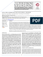 Fungal Citric Acid Production Using Wast