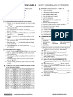 Prepare Second Edition Level 3: Unit 7 Vocabulary: Standard