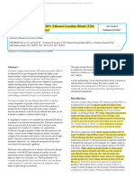 Systematic Evaluation of 20% Ethanol Gasoline Blend (E20)