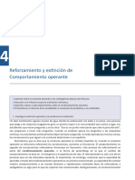 Reforzamiento y Extinción de Comportamiento Operante: Capítulo