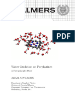 Water Oxidation On Porphyrines: Adam Arvidsson