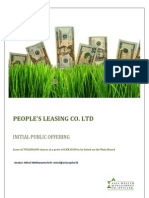 Peoples Leasing Co. IPO