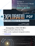 The Heliocentric Model of The Universe: January 3b, 2014