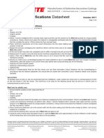 MatCrete Specifications Datasheet