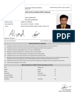 Admit Card Template