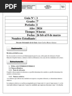 Guia No1 Grado 7 - 1er Periodo - 091907