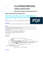 Class 11 Cbse Physics Practical