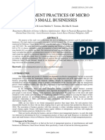 Management Practices of Micro and Small Businesses Ijariie21317