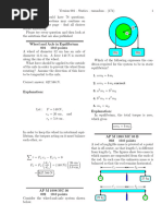 Statics Explanation