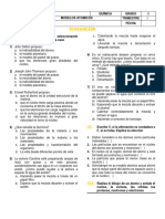 Evaluación - Modelos Atómicos y Separación de Mezclas