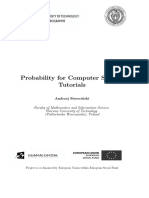 Probability For CSC - Tutorials - 2024