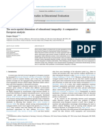 The Socio-Spatial Dimension of Educational Inequality: A Comparative European Analysis