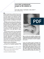 Curtis. The Influence of Removable Prosthodontic Procedures and Concepts On The Esthetics of Complete Dentures. (1987)