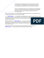 PHD Thesis Proposal Sample