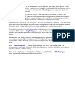 Thesis Antibacterial Activity Plants