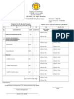 Bill of Quantities (I-2022-037 Lot 2)