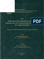 Modelo de Asociatividad para La Mejora de La Competitividad