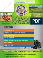 Conservation Agriculture and Its Importance in Present Scenario