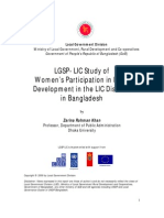 Women's Participation in Local Government in The LIC Districts in Bangladersh