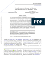 Reciprocal Effects Between Job Stressorsand Burnout