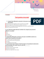 Test Gestion de Projet