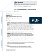 CDC - Employing Continuous Quality Improvement in Community-Based Substance Abuse Programs