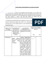 (ACOSTO) 3rd Application - LP and Rubrics