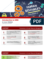 Introduction To HRM: Dr. Erman TÜRKMEN