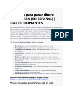 4 Páginas para Ganar Dinero DESDE CASA