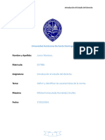 Identifique y Defina Las Características de Las Normas