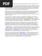 Electrical Engineering Thesis Format