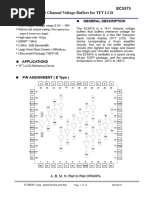 EC5575 14+1 Channel Voltage Buffers For TFT LCD: Features - Applications - General Description