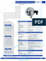 All Ss Electric Contact Pressure Gauge - Dome Style - India Pressure Gauge