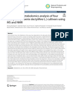 Untargeted Metabolomics Analysis of Four Date Palm (Phoenix Dactylifera L.) Cultivars Using Ms and NMR