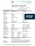 Specification - WE026CN02 White Kidney Bean Extract 2 - Phaseolin