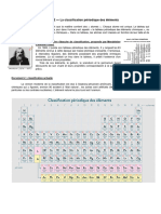 AD - La Classification Périodique Des Éléments