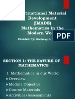 MMW Module 1 Mathematics in Our World