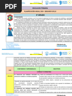 ANUALES CONTENIDOS SEXTO GRADO - Editar 2024