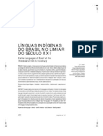 Linguas Indigenas Do Brasil No Limiar Do Século XXI