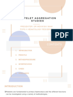 Platelet Aggregation Studies