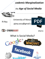 GMU Public Sociology Presentation - The Academy &amp Social Media