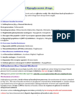 4 Oral Hypoglycaemic Drugs