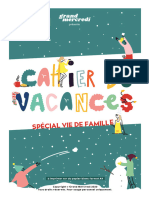 Cahier de Vacances Collection Hiver